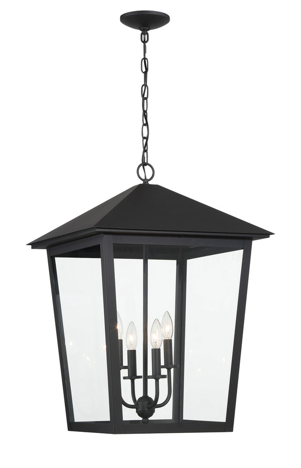 Minka-Lavery - 72137-66 - Four Light Outdoor Hanging Lantern - Noble Hill - Sand Coal from Lighting & Bulbs Unlimited in Charlotte, NC