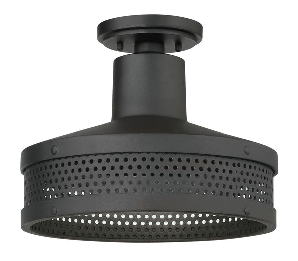 Minka-Lavery - 73312-66 - One Light Outdoor Flush Mount - Abalone Point - Sand Coal from Lighting & Bulbs Unlimited in Charlotte, NC