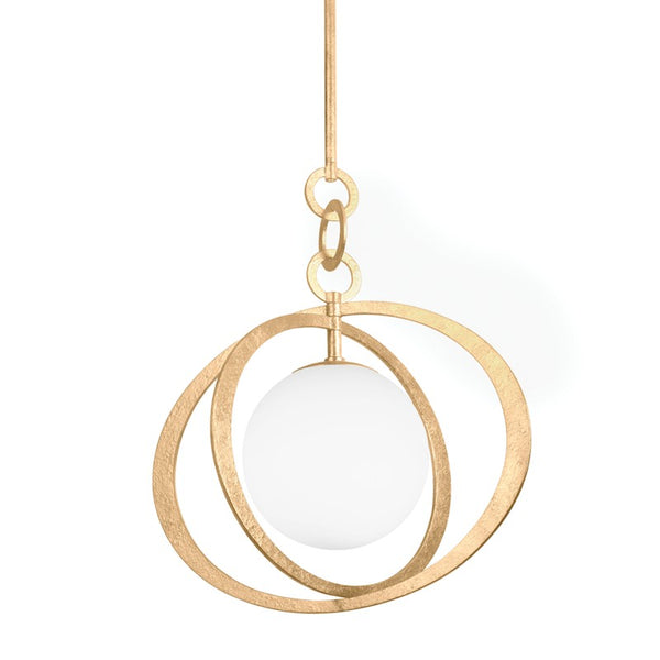 Troy Lighting - F7922-VGL - One Light Pendant - Olancha - Vintage Gold Leaf from Lighting & Bulbs Unlimited in Charlotte, NC