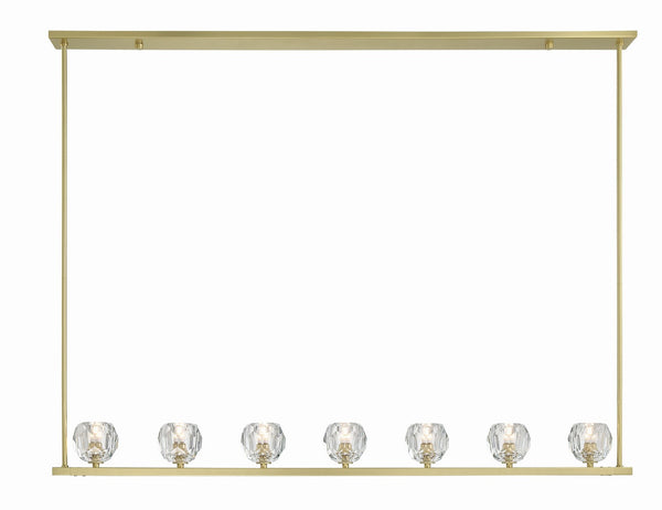 Crystorama - ARA-10267-SB - LED Chandelier - Aragon - Soft Brass from Lighting & Bulbs Unlimited in Charlotte, NC