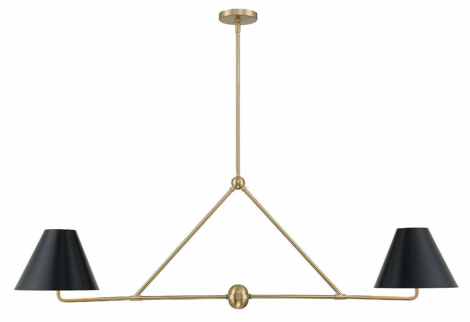 Crystorama - XAV-B9307-VG - Four Light Chandelier - Xavier - Vibrant Gold from Lighting & Bulbs Unlimited in Charlotte, NC