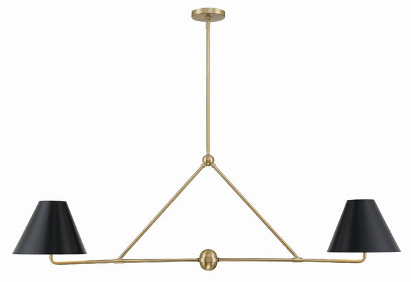 Crystorama - XAV-B9307-VG - Four Light Chandelier - Xavier - Vibrant Gold from Lighting & Bulbs Unlimited in Charlotte, NC