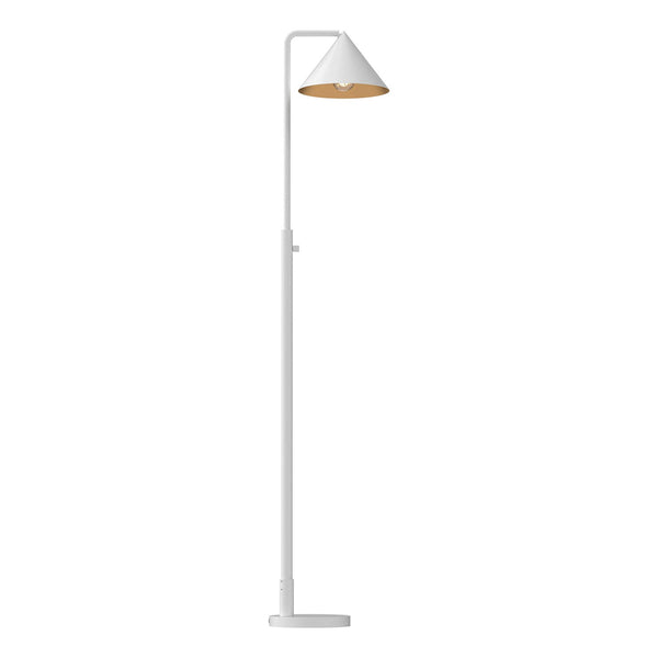 Alora - FL485058WH - One Light Floor Lamp - Remy - Brushed Gold|Matte Black|White from Lighting & Bulbs Unlimited in Charlotte, NC