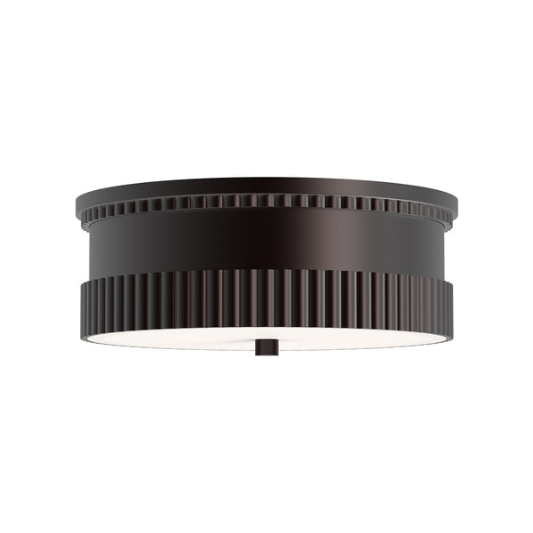 Alora - FM416114WB - Three Light Flush Mount - Rue - Brushed Gold|Matte Black/Brushed Gold|Warm Bronze from Lighting & Bulbs Unlimited in Charlotte, NC