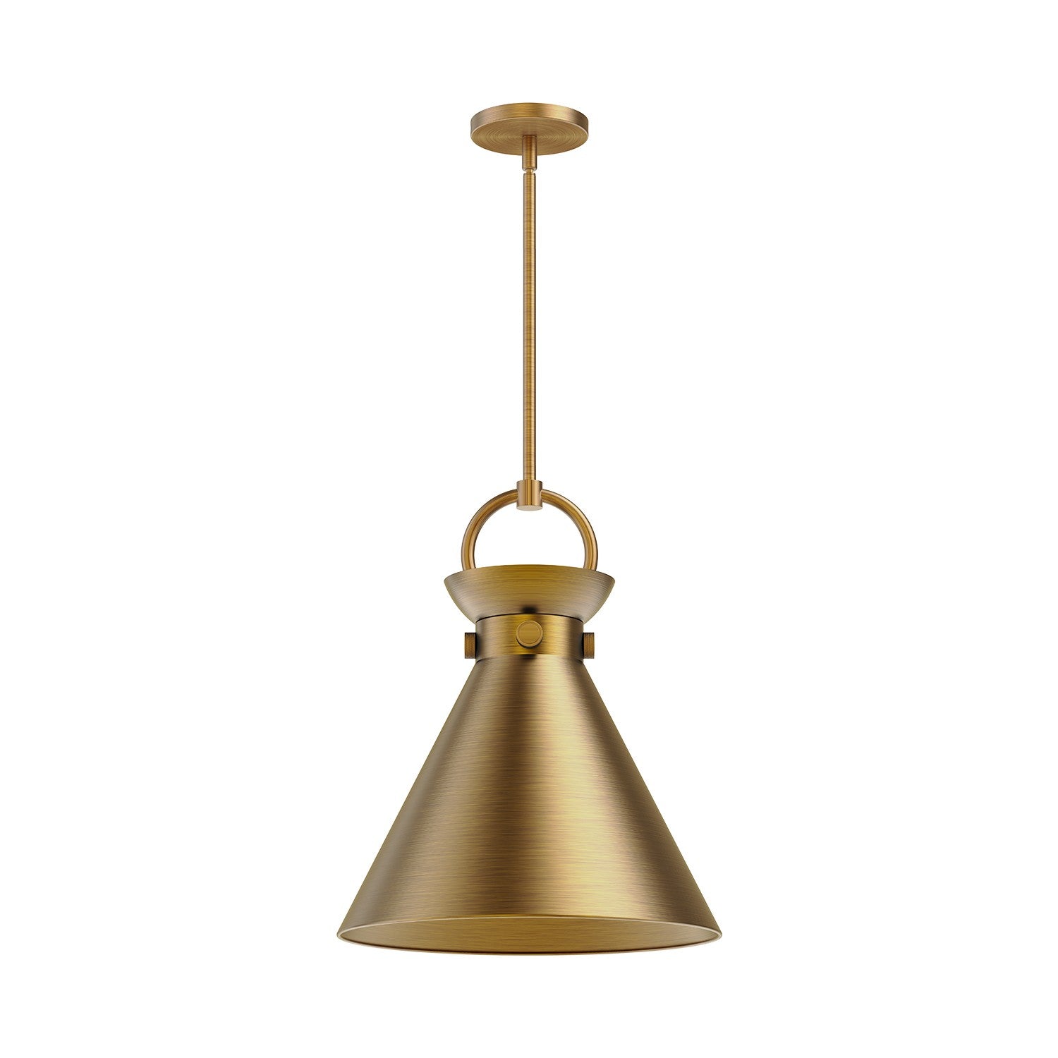 Alora - PD412014AG - One Light Pendant - Emerson - Aged Gold|Aged Gold/Matte Black|Matte Black/Aged Gold from Lighting & Bulbs Unlimited in Charlotte, NC