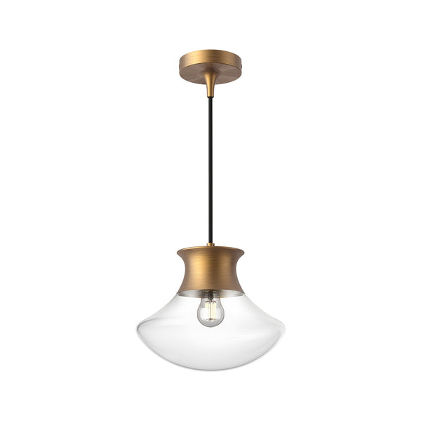 Alora - PD464012AG - One Light Pendant - Marcel - Aged Gold|Chrome|Matte Black from Lighting & Bulbs Unlimited in Charlotte, NC