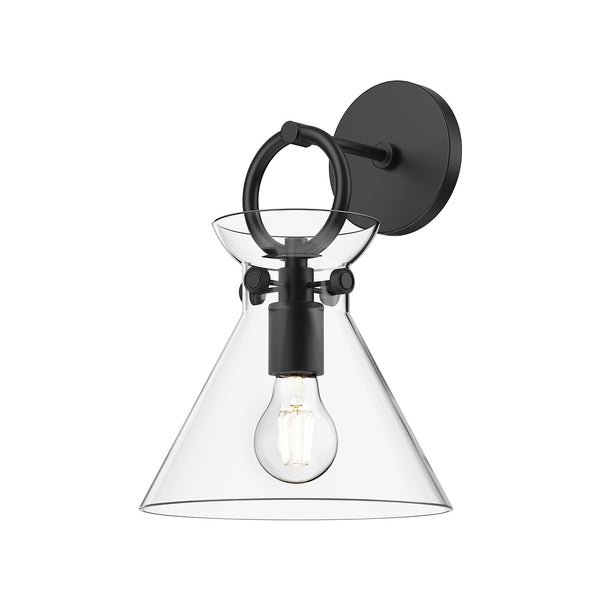 Alora - WV412509MBCL - One Light Wall Sconce - Emerson - Matte Black from Lighting & Bulbs Unlimited in Charlotte, NC