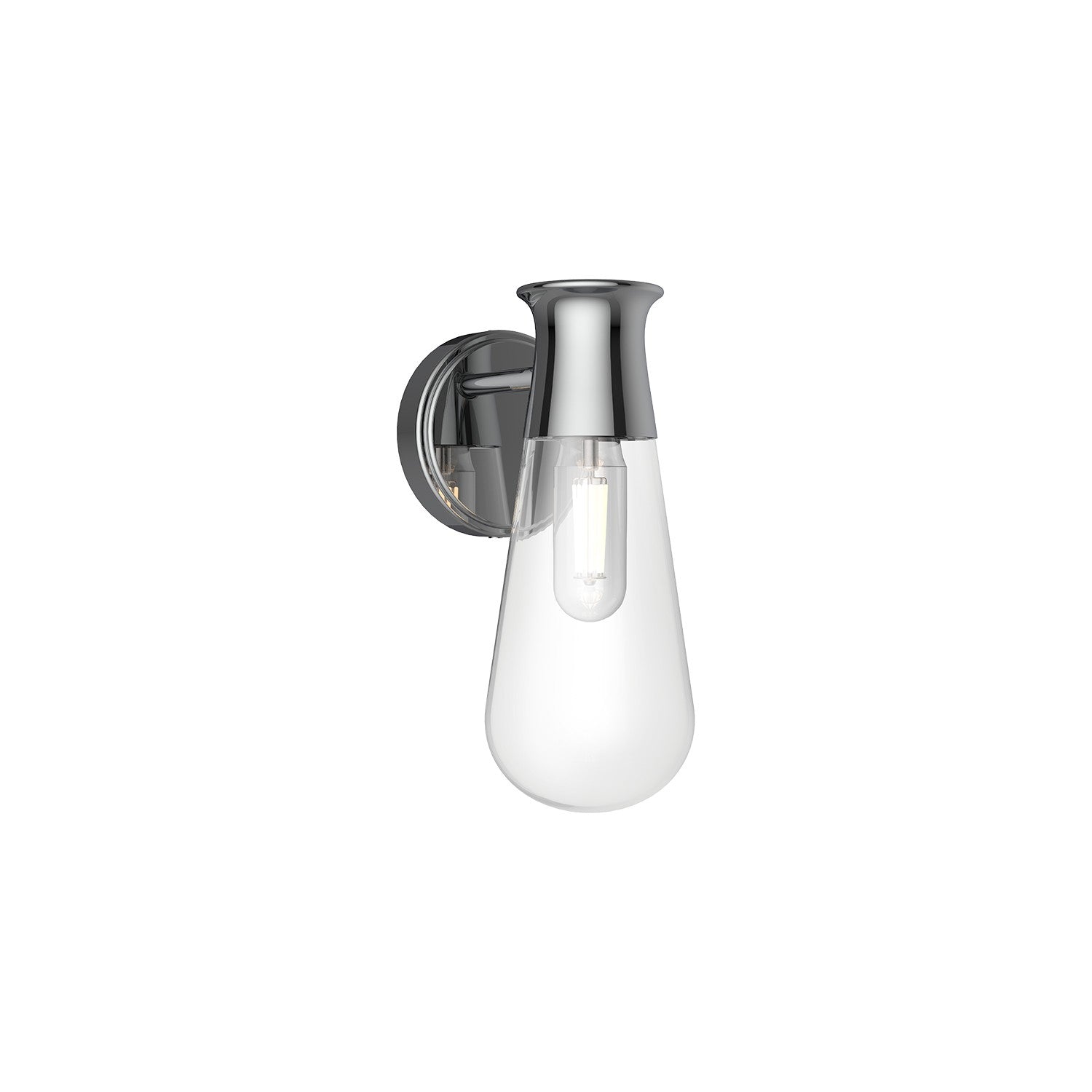 Alora - WV464001CH - One Light Wall Sconce - Marcel - Aged Gold|Chrome|Matte Black from Lighting & Bulbs Unlimited in Charlotte, NC
