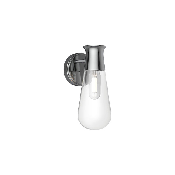 Alora - WV464001CH - One Light Wall Sconce - Marcel - Aged Gold|Chrome|Matte Black from Lighting & Bulbs Unlimited in Charlotte, NC