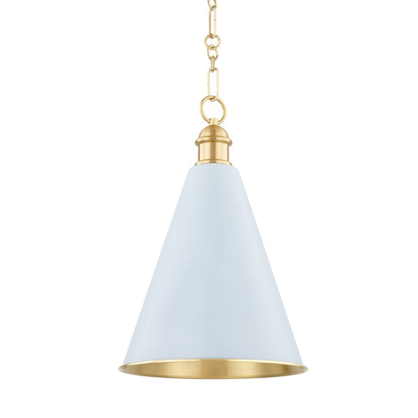 Mitzi - H761701A-AGB/SAO - One Light Pendant - Fenimore - Aged Brass from Lighting & Bulbs Unlimited in Charlotte, NC
