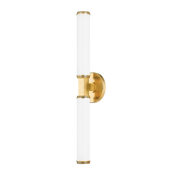 Hudson Valley - 8723-AGB - LED Wall Sconce - Cromwell - Aged Brass from Lighting & Bulbs Unlimited in Charlotte, NC