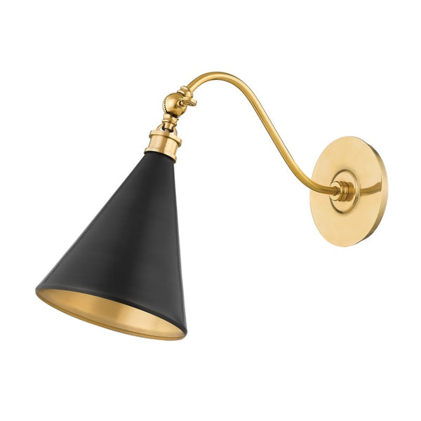 Hudson Valley - MDS1300-ADB - One Light Wall Sconce - Osterley - Aged/Antique Distressed Bronze from Lighting & Bulbs Unlimited in Charlotte, NC