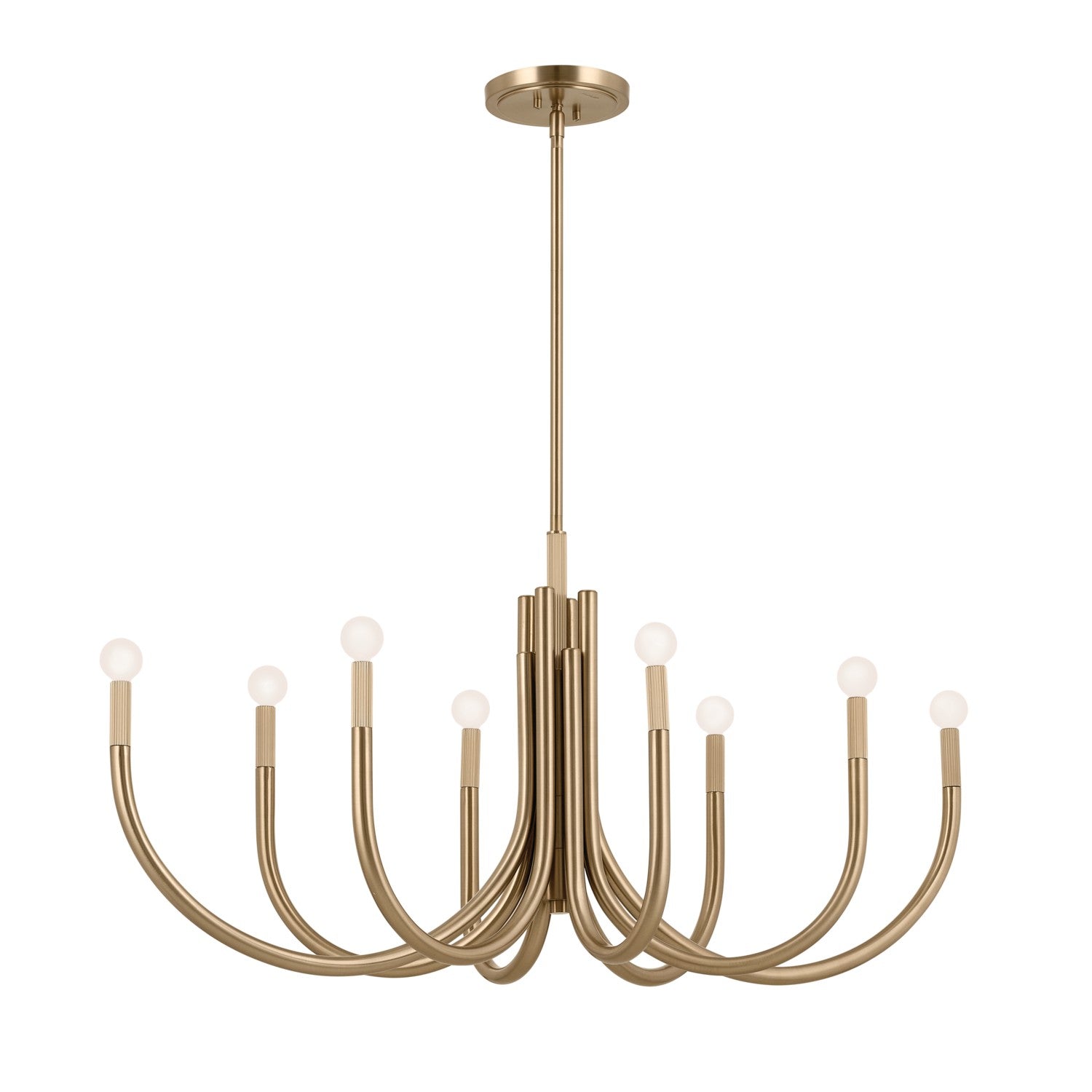 Kichler - 52553CPZ - Eight Light Chandelier - Odensa - Champagne Bronze from Lighting & Bulbs Unlimited in Charlotte, NC