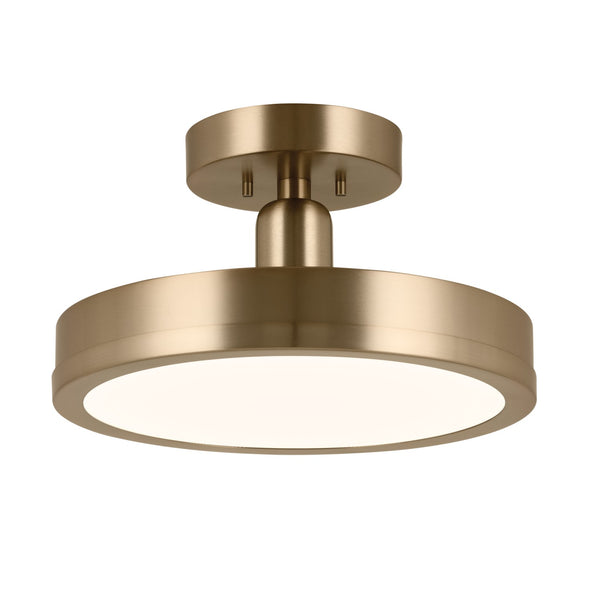 Kichler - 52589CPZ - LED Semi Flush Mount - Riu - Champagne Bronze from Lighting & Bulbs Unlimited in Charlotte, NC