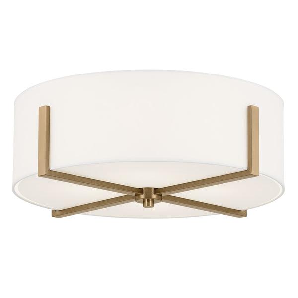 Kichler - 52594CPZ - Four Light Flush Mount - Malen - Champagne Bronze from Lighting & Bulbs Unlimited in Charlotte, NC
