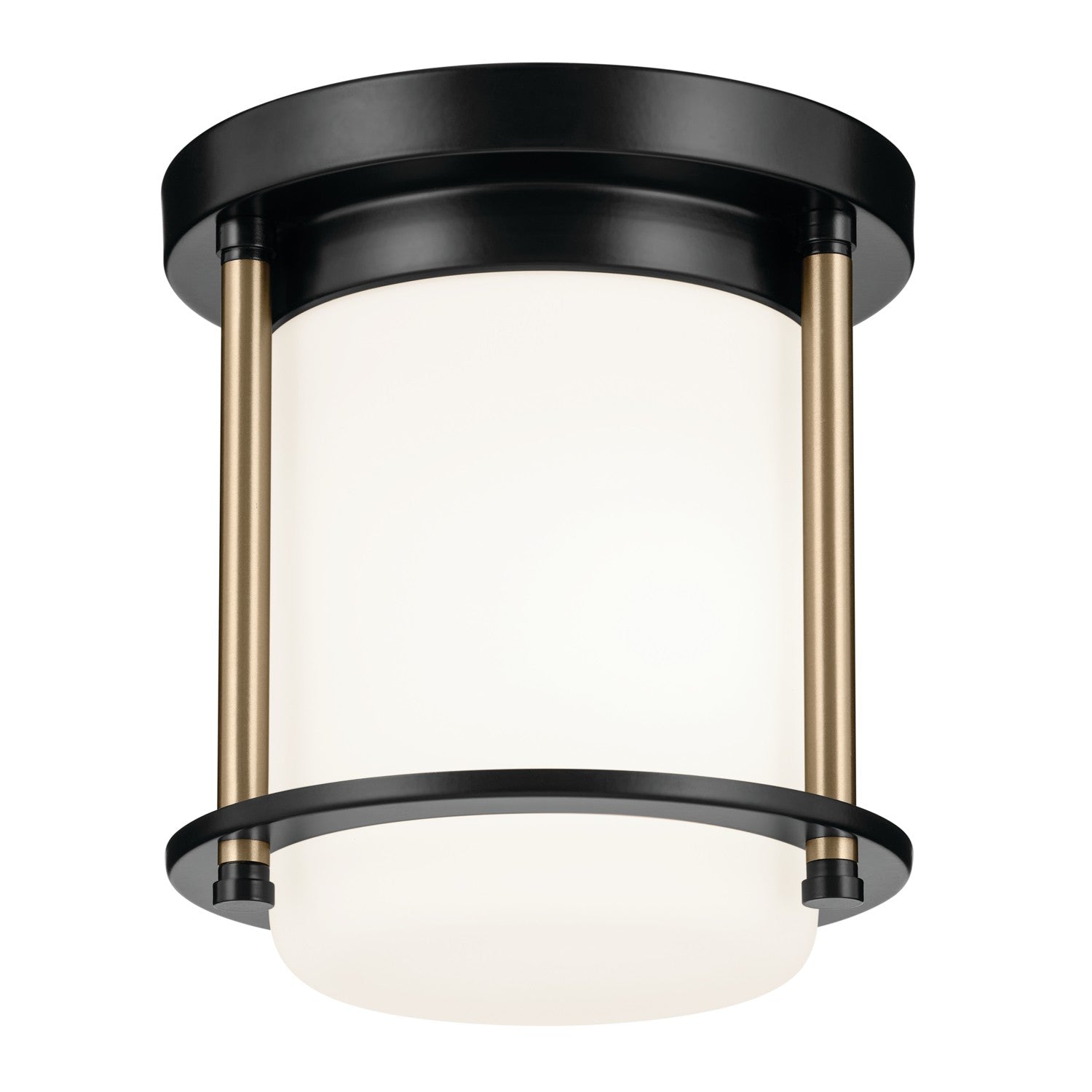Kichler - 52596BKCPZ - One Light Flush Mount - Brit - Black from Lighting & Bulbs Unlimited in Charlotte, NC