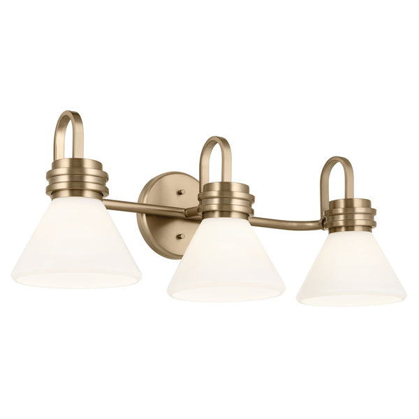 Kichler - 55155CPZ - Three Light Bath - Farum - Champagne Bronze from Lighting & Bulbs Unlimited in Charlotte, NC
