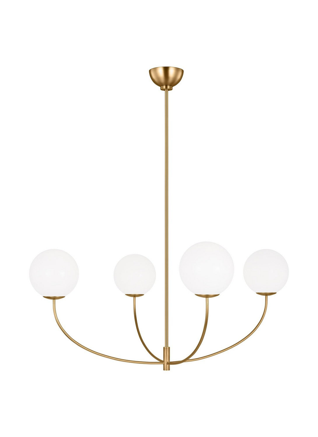 Visual Comfort Studio - AEC1124BBS - Four Light Chandelier - Galassia - Burnished Brass from Lighting & Bulbs Unlimited in Charlotte, NC