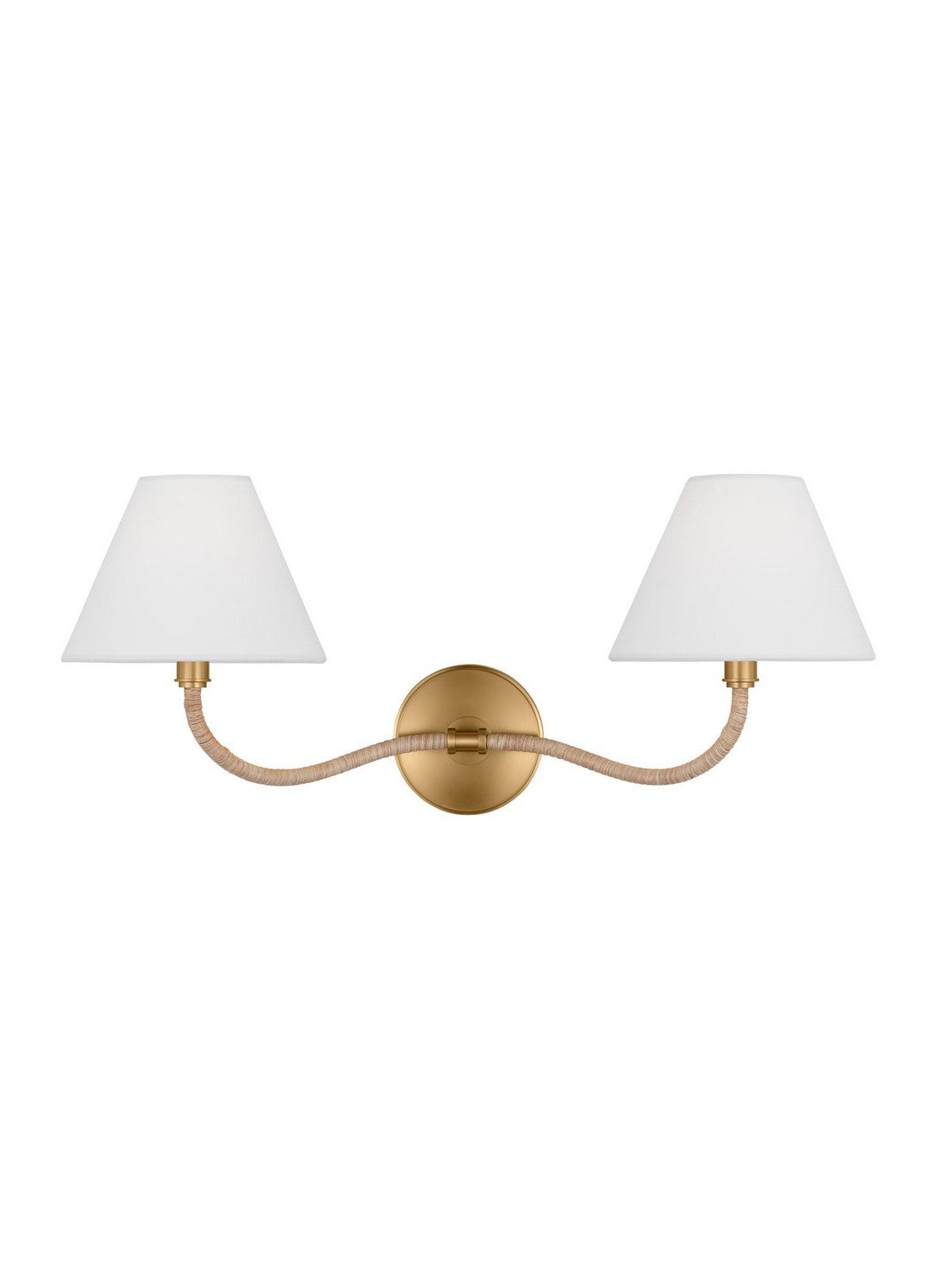 Laguna Two Light Wall Sconce in Burnished Brass by Visual Comfort Studio  (CW1302BBS) from Lighting & Bulbs Unlimited