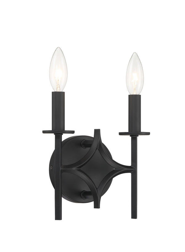 Minka-Lavery - 5032-66A - Two Light Wall Sconce - Muncie - Coal from Lighting & Bulbs Unlimited in Charlotte, NC