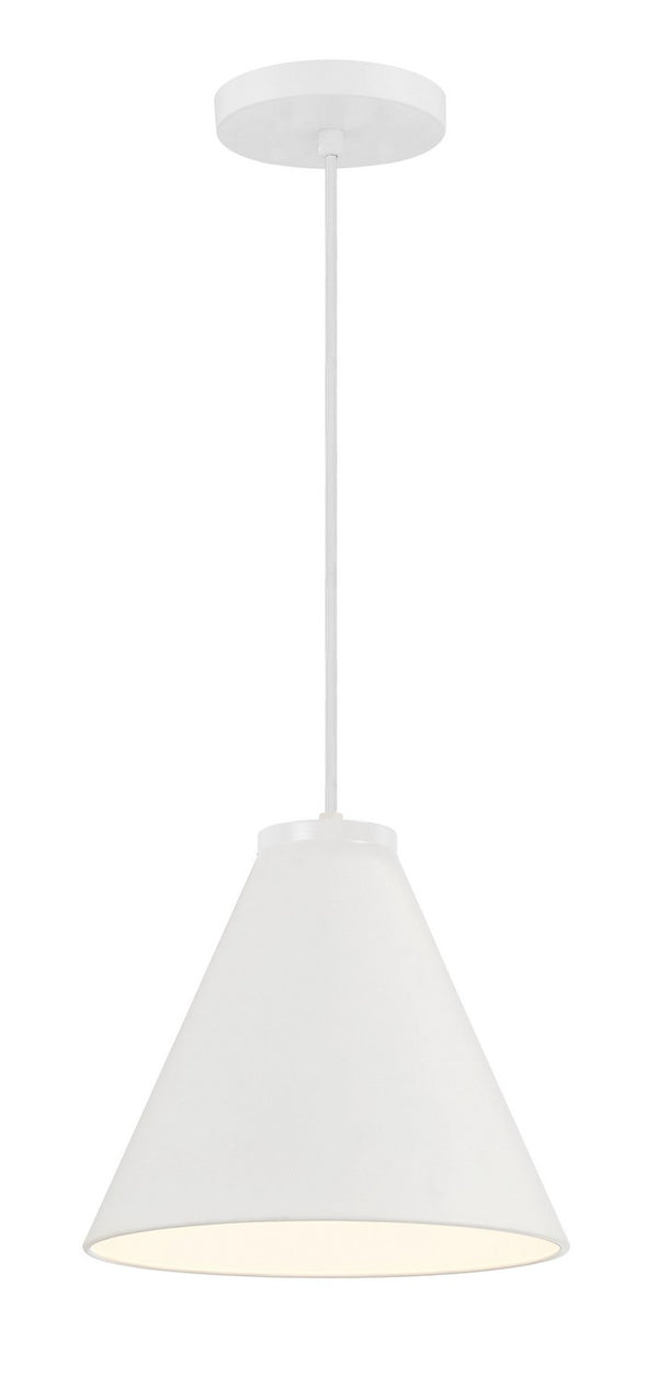 Minka-Lavery - 6201-44 - One Light Hanging Lantern - Vantage Pendants - White from Lighting & Bulbs Unlimited in Charlotte, NC