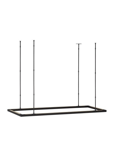 Visual Comfort Modern - MDLS18727B - LED Linear Suspension - Nightshade Black from Lighting & Bulbs Unlimited in Charlotte, NC