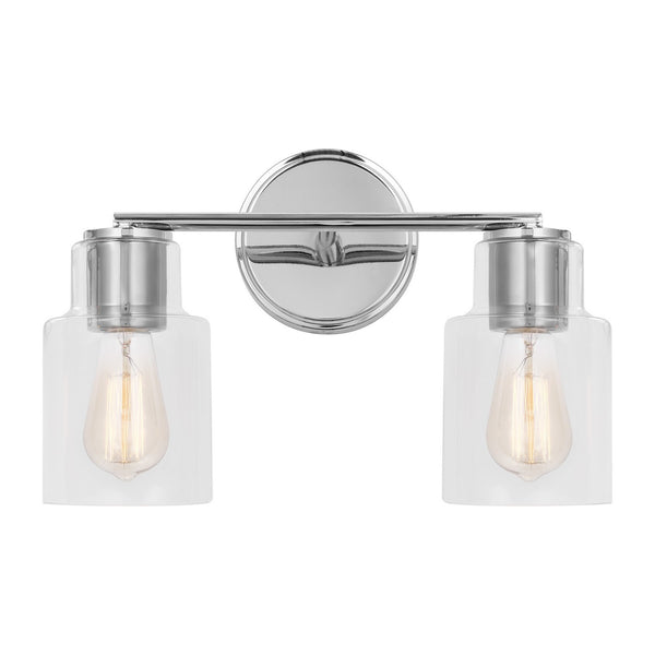 Visual Comfort Studio - DJV1002CH - Two Light Bath - Sayward - Chrome from Lighting & Bulbs Unlimited in Charlotte, NC