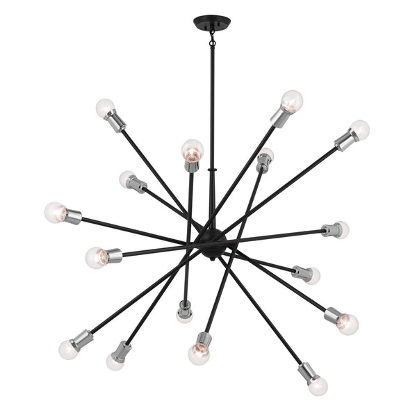 Kichler - 52537BK - 16 Light Chandelier - Armstrong - Black from Lighting & Bulbs Unlimited in Charlotte, NC