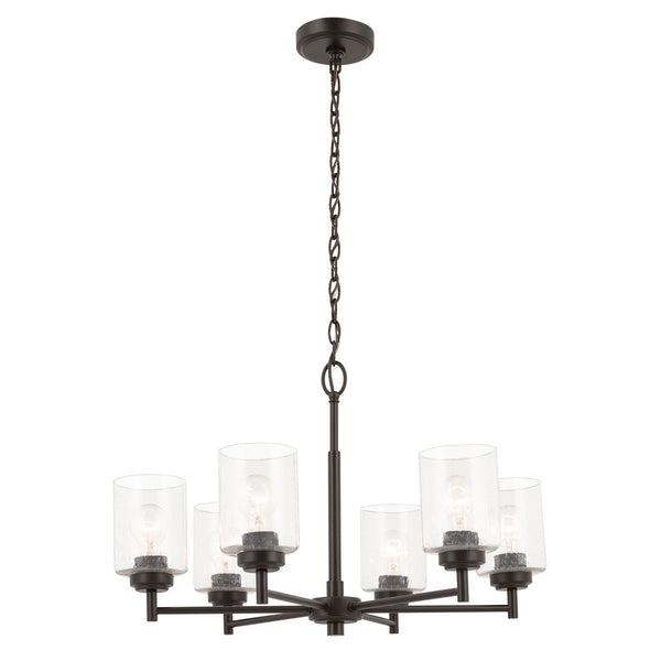 Kichler - 52616OZ - Six Light Chandelier - Winslow - Bronze from Lighting & Bulbs Unlimited in Charlotte, NC