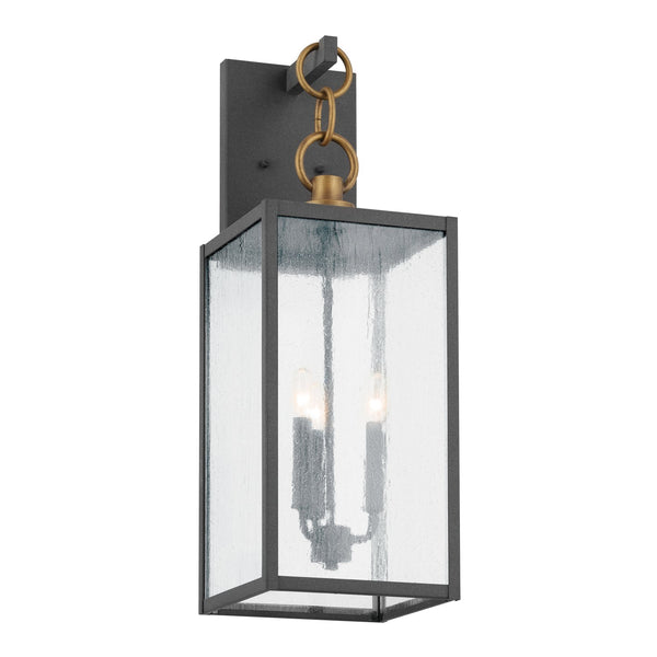 Kichler - 59009WZC - Three Light Outdoor Wall Mount - Lahden - Weathered Zinc from Lighting & Bulbs Unlimited in Charlotte, NC