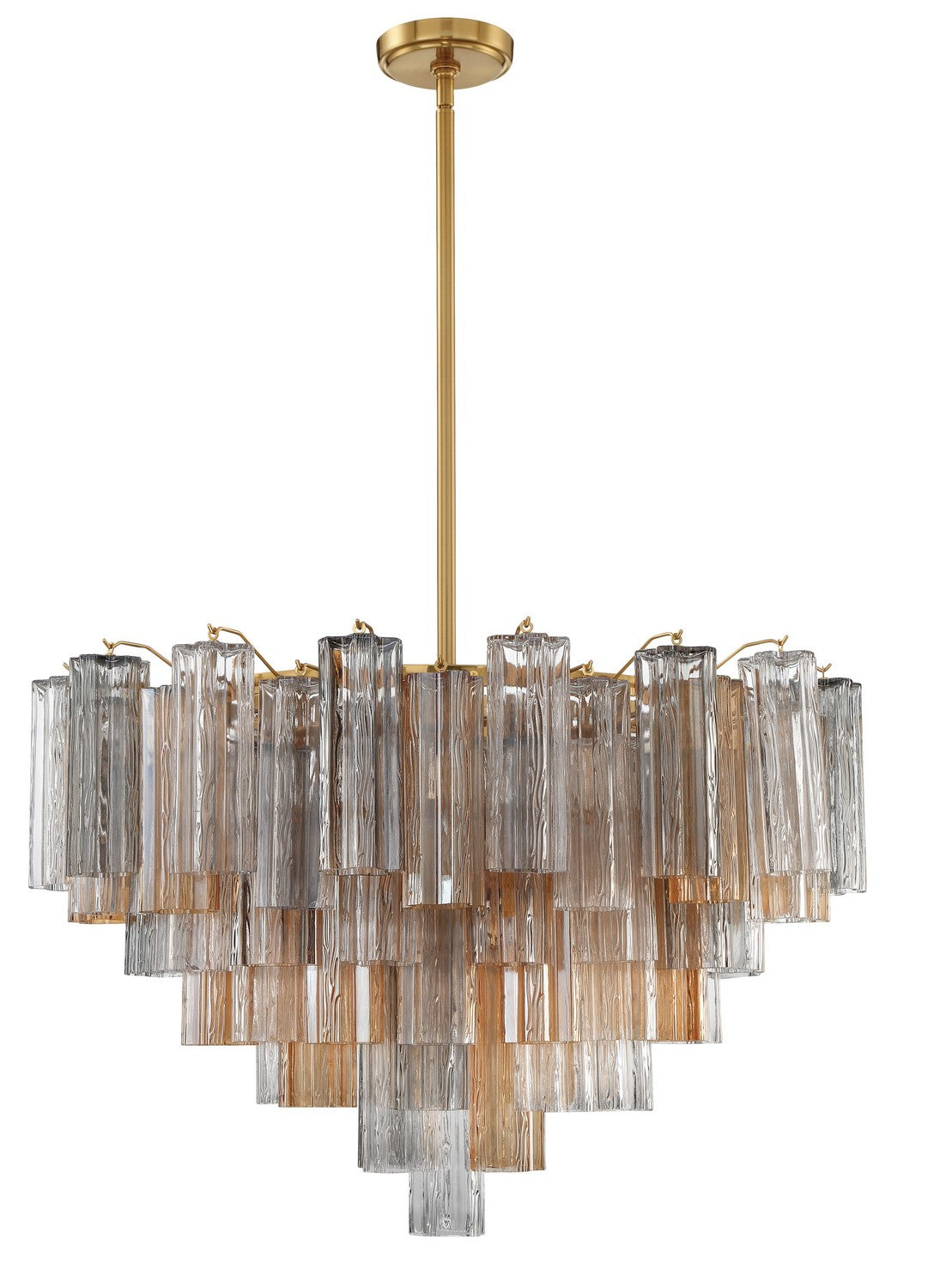 Crystorama - ADD-316-AG-AU - 16 Light Chandelier - Addis - Aged Brass from Lighting & Bulbs Unlimited in Charlotte, NC