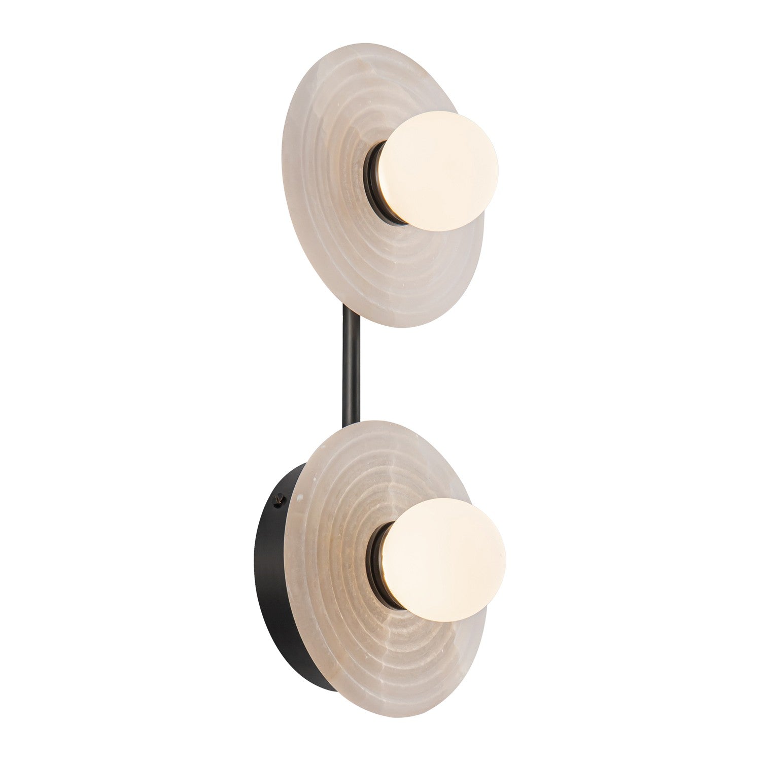 Alora - WV346214UBAR - LED Vanity - Dahlia - Urban Bronze/Alabaster from Lighting & Bulbs Unlimited in Charlotte, NC