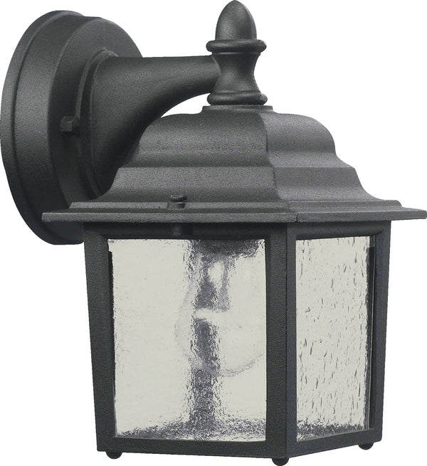 Quorum - 793-15 - One Light Wall Mount - Aluminum Box Lanterns - Black from Lighting & Bulbs Unlimited in Charlotte, NC