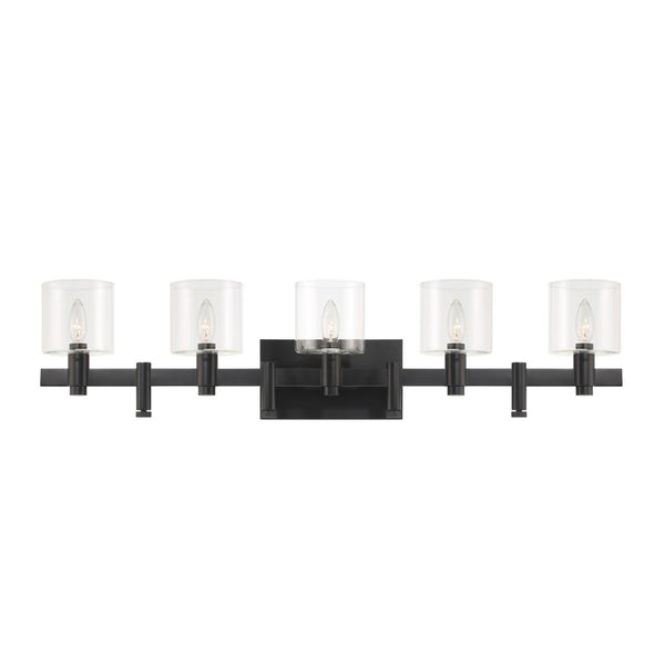 Eurofase - 46813-015 - Five Light Wall Mount - Decato - Black from Lighting & Bulbs Unlimited in Charlotte, NC