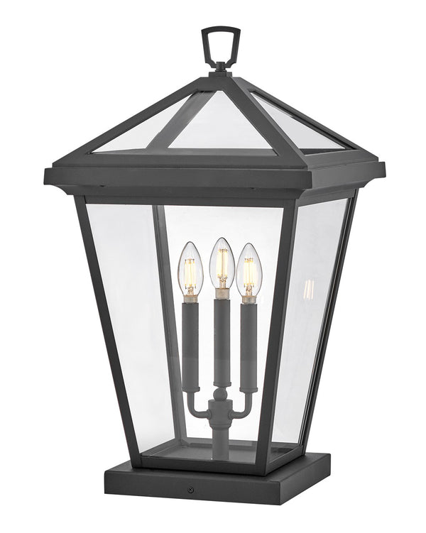 Hinkley - 2557MB - LED Pier Mount Lantern - Alford Place - Museum Black from Lighting & Bulbs Unlimited in Charlotte, NC