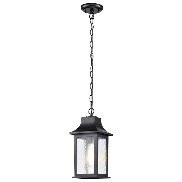 Nuvo Lighting - 60-5958 - One Light Outdoor Hanging Lantern - Stillwell - Matte Black from Lighting & Bulbs Unlimited in Charlotte, NC