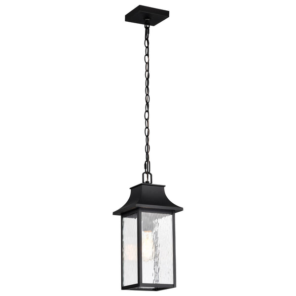 Nuvo Lighting - 60-5996 - One Light Outdoor Hanging Lantern - Austen - Matte Black from Lighting & Bulbs Unlimited in Charlotte, NC