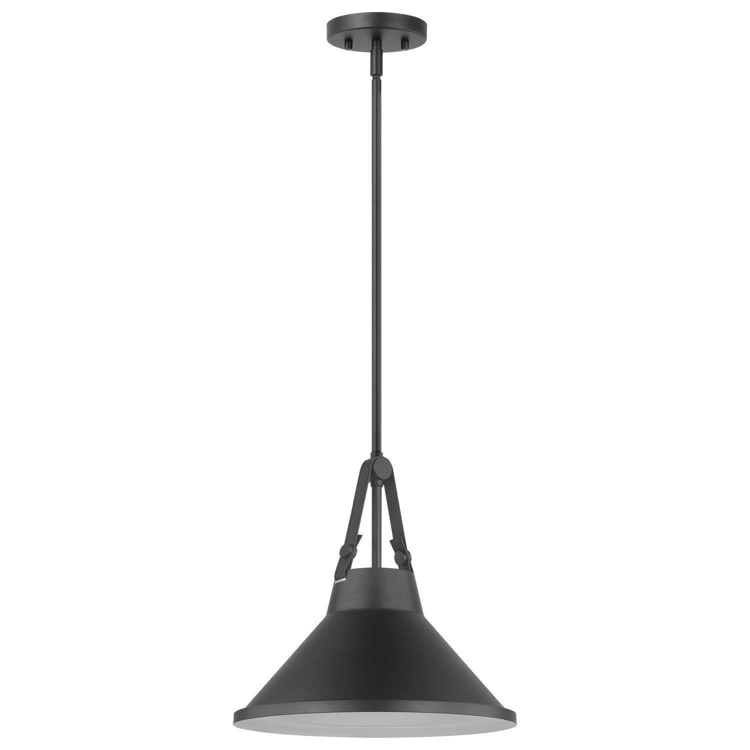 Nuvo Lighting - 60-7645 - One Light Pendant - Zelda - Black from Lighting & Bulbs Unlimited in Charlotte, NC
