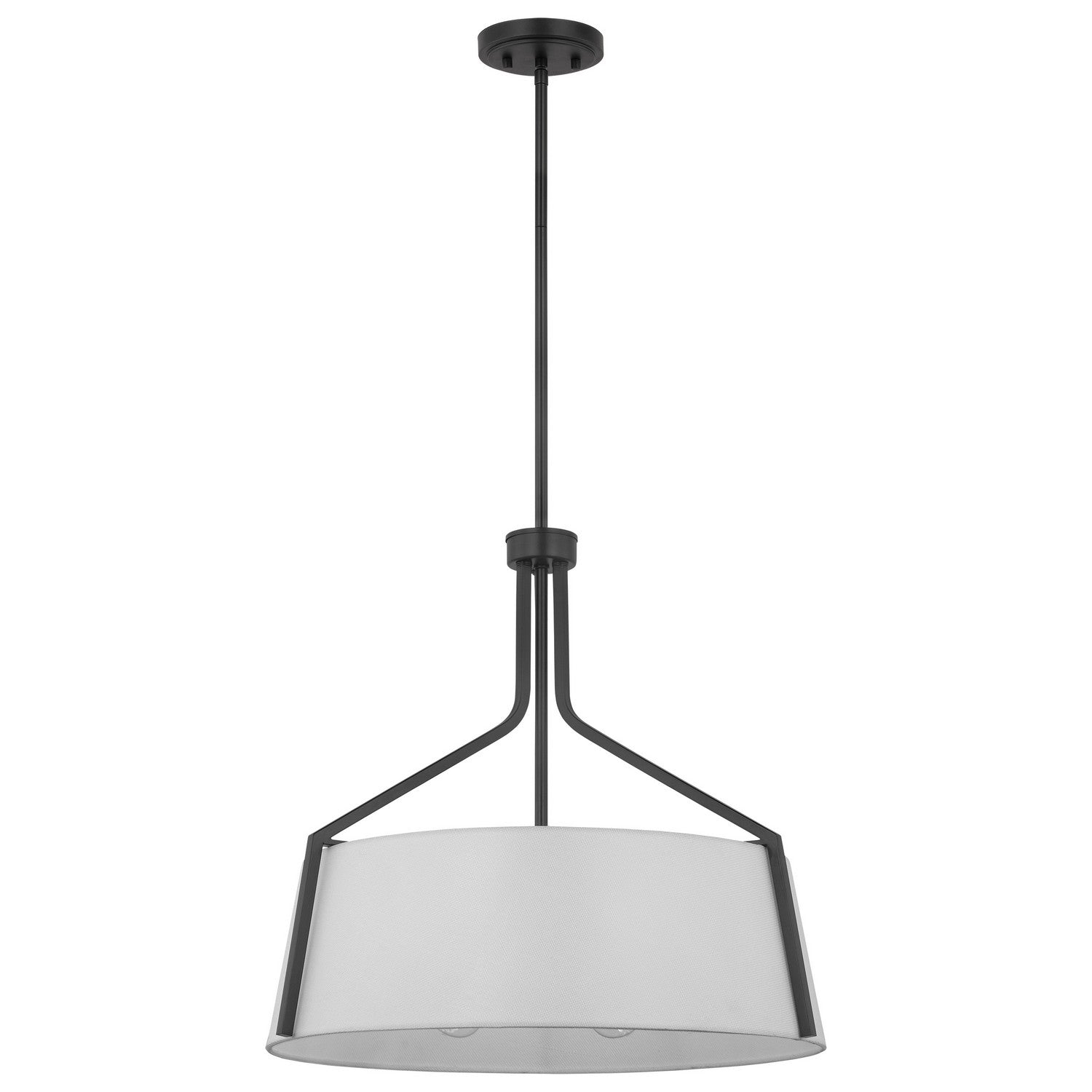 Nuvo Lighting - 60-7669 - Four Light Pendant - Livingston - Matte Black from Lighting & Bulbs Unlimited in Charlotte, NC