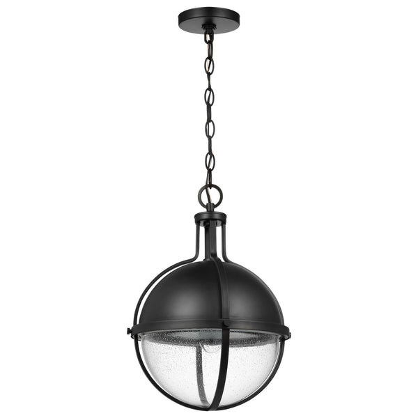 Nuvo Lighting - 60-7675 - One Light Pendant - Lincoln - Matte Black from Lighting & Bulbs Unlimited in Charlotte, NC