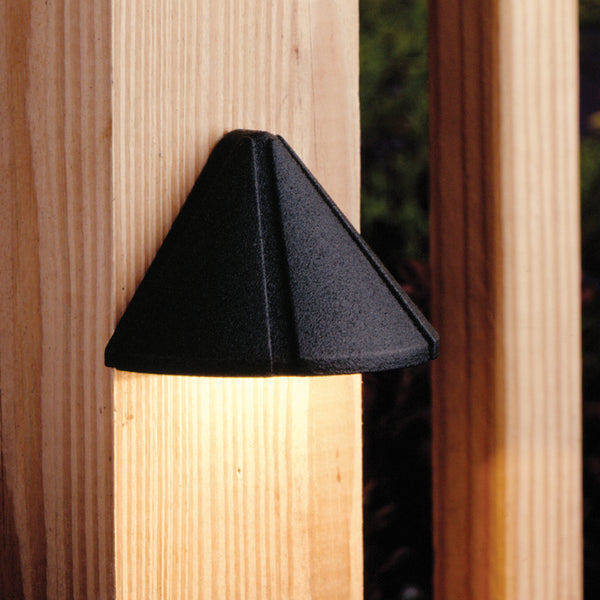 Kichler - 15065BKT - One Light Landscape Deck - Six Groove - Textured Black from Lighting & Bulbs Unlimited in Charlotte, NC