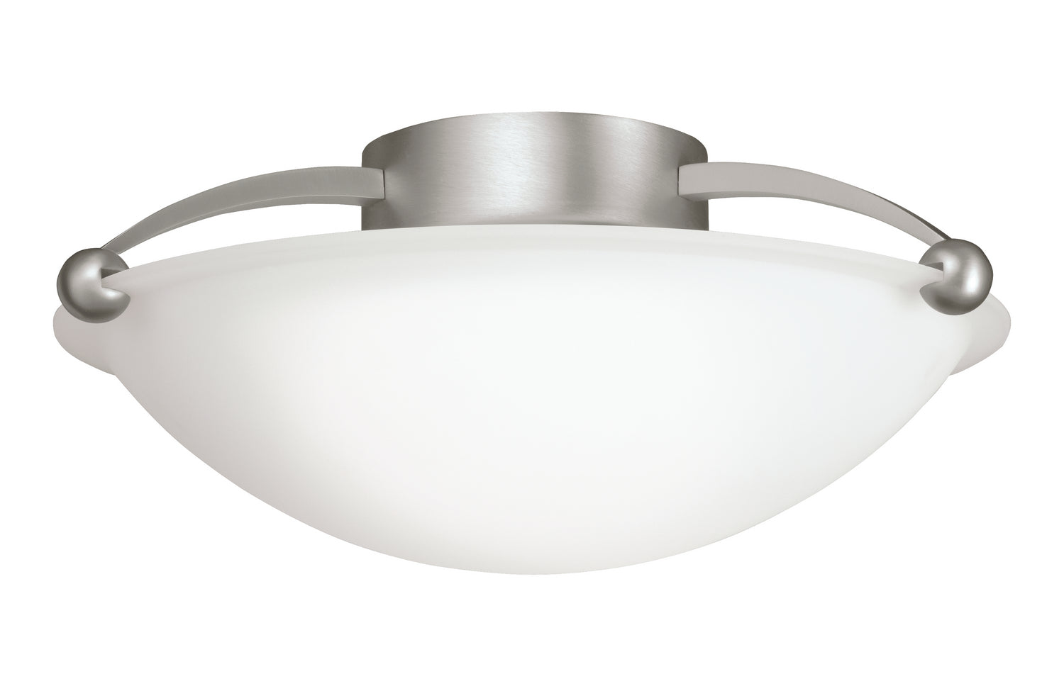 Kichler - 8405NI - Two Light Semi Flush Mount - No Family - Brushed Nickel from Lighting & Bulbs Unlimited in Charlotte, NC