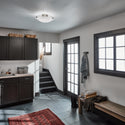 Three Light Semi Flush Mount from the No Family Collection in Brushed Nickel Finish by Kichler