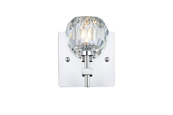 Elegant Lighting - 3509W6C - One Light Wall Sconce - Graham - Chrome And Clear from Lighting & Bulbs Unlimited in Charlotte, NC