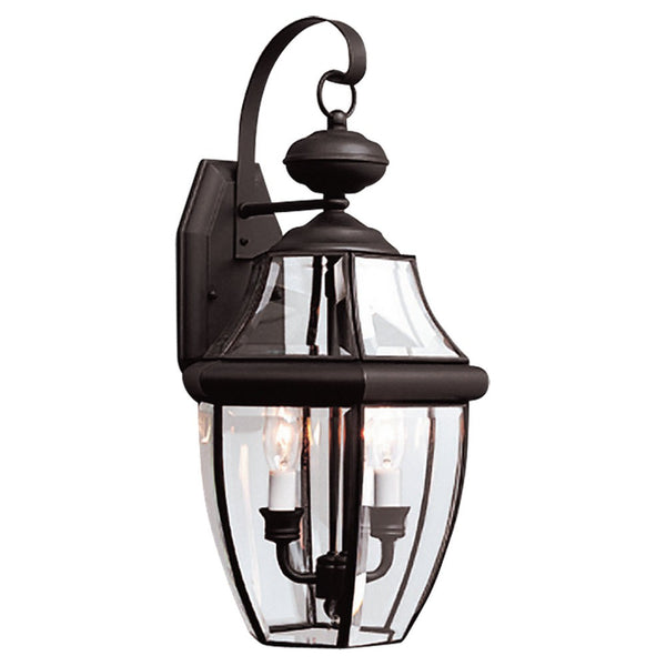 Generation Lighting - 8039-12 - Two Light Outdoor Wall Lantern - Lancaster - Black from Lighting & Bulbs Unlimited in Charlotte, NC