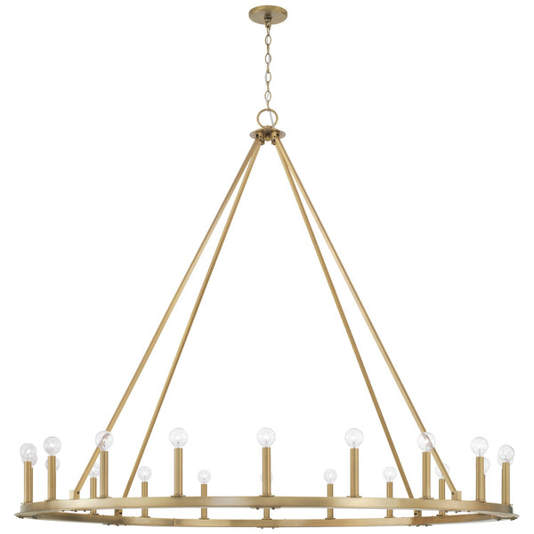 Capital Lighting - 4913AD - 20 Light Chandelier - Pearson - Aged Brass from Lighting & Bulbs Unlimited in Charlotte, NC