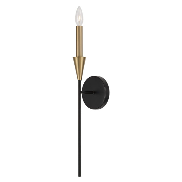 Capital Lighting - 651911AB - One Light Wall Sconce - Avant - Aged Brass and Black from Lighting & Bulbs Unlimited in Charlotte, NC