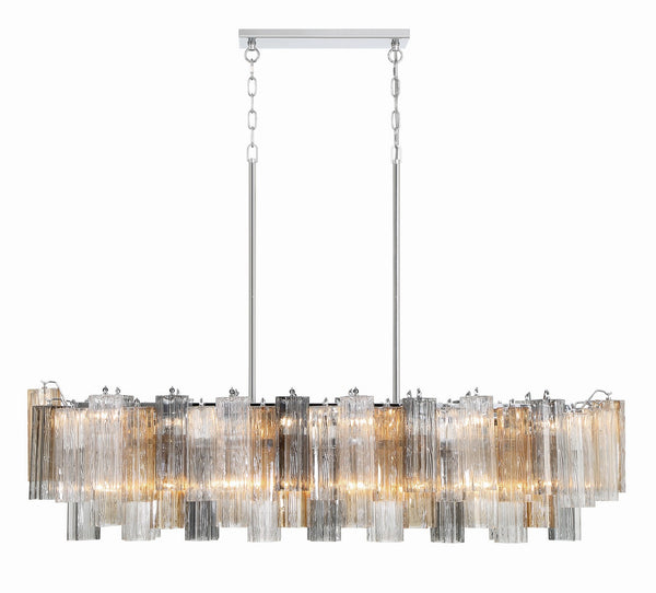Crystorama - ADD-317-CH-AU - 14 Light Chandelier - Addis - Polished Chrome from Lighting & Bulbs Unlimited in Charlotte, NC