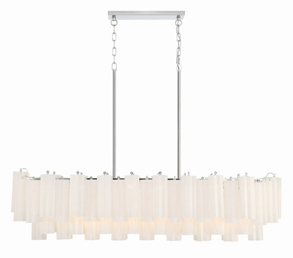 Crystorama - ADD-317-CH-WH - 14 Light Chandelier - Addis - Polished Chrome from Lighting & Bulbs Unlimited in Charlotte, NC