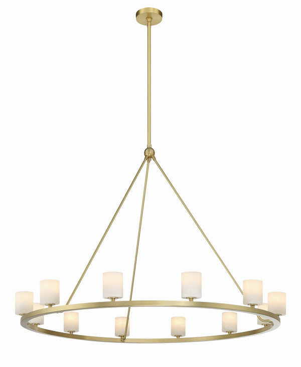 Crystorama - ARA-10266-SB-ST - LED Chandelier - Aragon - Soft Brass from Lighting & Bulbs Unlimited in Charlotte, NC